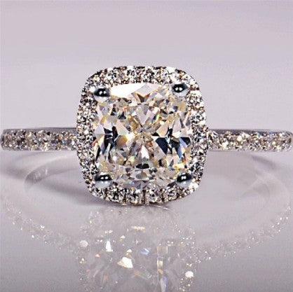 Elegant White Gold Bridal Ring Set – Perfect for Every Occasion