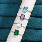 Adjustable Micro-paved Diamond Ring For Women