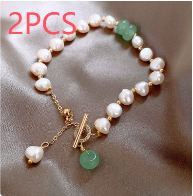 Elegant Adjustable Freshwater Pearl Bracelet for Everyday Wear