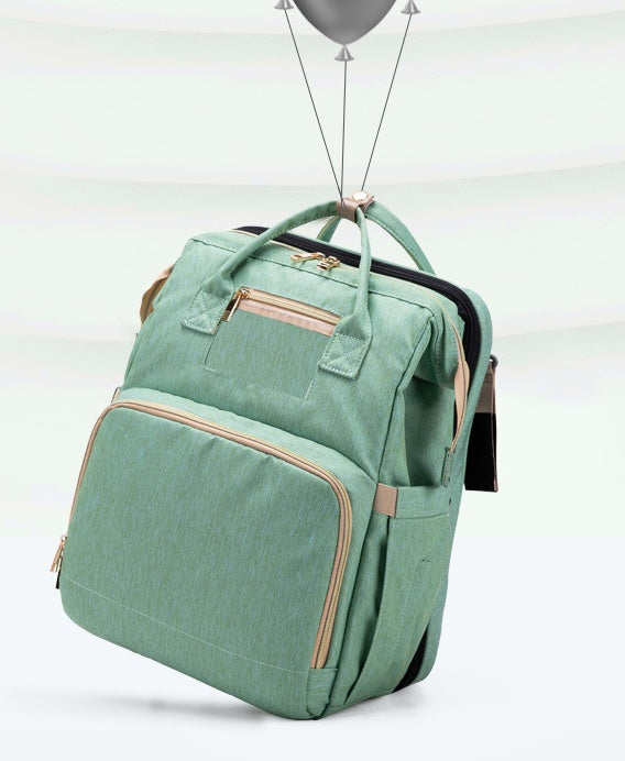 Portable Comfort: Foldable Baby Travel Bed Backpack with USB Port