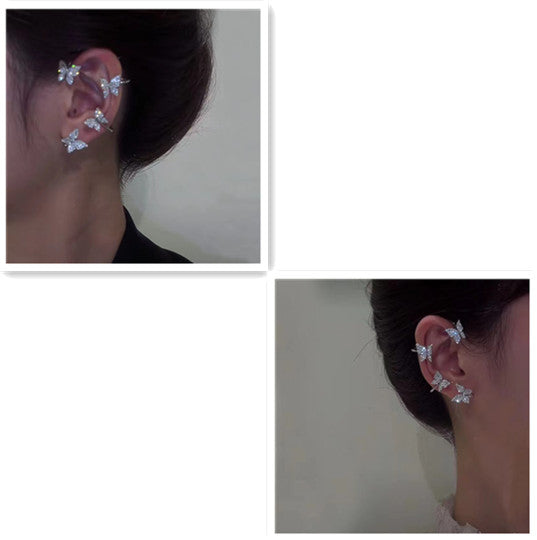 Comfort Butterfly Earrings – Stylish Clip-On and Hook Options for Everyone