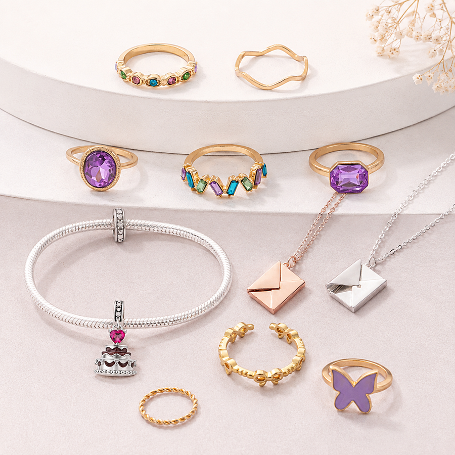 Mix and Match Jewelry Bundle – Customizable Rings, Bracelets & Necklaces at a Great Price