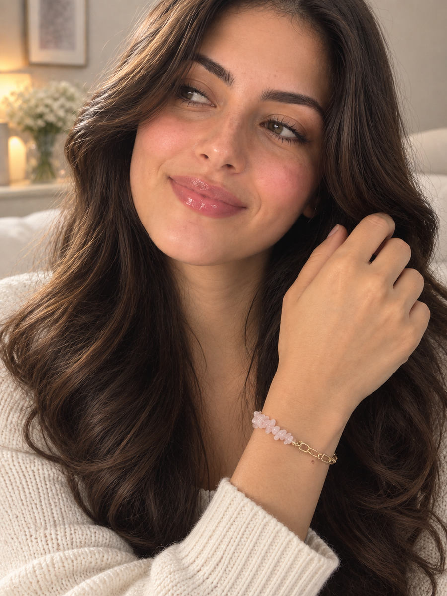 Aqua Crystal Bracelet – Dazzling, Tarnish-Free Style for Everyday Elegance