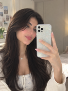 جراب هاتف سيليكوني مطلي على الوجهين بتصميم ليزر ملون على شكل قلب