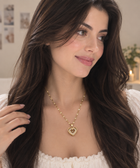 Stunning Heart Pendant Necklace – Gold-Plated Elegance for Every Occasion
