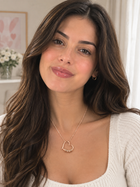 Custom Heart Name Necklace – Engraved Pendant Gift